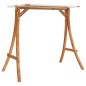 vidaXL Tumbona columpio con toldo madera maciza abeto acabado de teca vidaXL Tumbona columpio con toldo madera maciza abeto acabado de teca