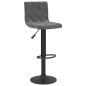 vidaXL Taburetes de cocina 2 unidades terciopelo gris oscuro vidaXL Taburetes de cocina 2 unidades terciopelo gris oscuro