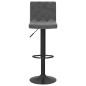 vidaXL Taburetes de cocina 2 unidades terciopelo gris oscuro vidaXL Taburetes de cocina 2 unidades terciopelo gris oscuro