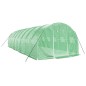 vidaXL Invernadero con estructura de acero verde 24 m² 8x3x2 m vidaXL Invernadero con estructura de acero verde 24 m² 8x3x2 m