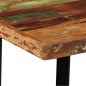 vidaXL Set muebles de bar 5 pzas madera maciza reciclada cuero genuino vidaXL Set muebles de bar 5 pzas madera maciza reciclada cuero genuino