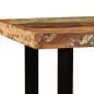 vidaXL Set muebles de bar 5 pzas madera maciza reciclada cuero genuino vidaXL Set muebles de bar 5 pzas madera maciza reciclada cuero genuino