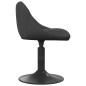 vidaXL Sillas de comedor giratorias 2 uds terciopelo negro vidaXL Sillas de comedor giratorias 2 uds terciopelo negro