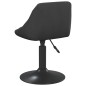 vidaXL Sillas de comedor giratorias 2 uds terciopelo negro vidaXL Sillas de comedor giratorias 2 uds terciopelo negro