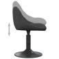 vidaXL Sillas de comedor giratorias 2 uds terciopelo negro vidaXL Sillas de comedor giratorias 2 uds terciopelo negro
