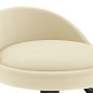 vidaXL Taburetes de cocina 2 unidades terciopelo crema vidaXL Taburetes de cocina 2 unidades terciopelo crema