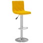 vidaXL Taburetes de cocina 2 unidades terciopelo amarillo mostaza vidaXL Taburetes de cocina 2 unidades terciopelo amarillo mostaza