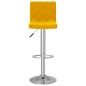 vidaXL Taburetes de cocina 2 unidades terciopelo amarillo mostaza vidaXL Taburetes de cocina 2 unidades terciopelo amarillo mostaza