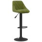 vidaXL Taburetes de cocina 2 uds terciopelo verde claro vidaXL Taburetes de cocina 2 uds terciopelo verde claro