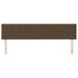 vidaXL Cabeceros 2 unidades de tela marrón oscuro 90x5x78/88 cm vidaXL Cabeceros 2 unidades de tela marrón oscuro 90x5x78/88 cm