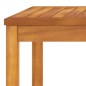 vidaXL Juego de muebles jardín 5 pzas con cojines madera maciza acacia