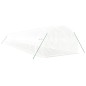 vidaXL Invernadero con estructura de acero blanco 42 m² 14x3x2 m