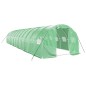 vidaXL Invernadero con estructura de acero verde 36 m² 12x3x2 m vidaXL Invernadero con estructura de acero verde 36 m² 12x3x2 m