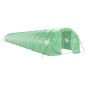 vidaXL Invernadero con estructura de acero verde 66 m² 22x3x2 m vidaXL Invernadero con estructura de acero verde 66 m² 22x3x2 m