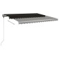 vidaXL Toldo de pie retráctil manual gris antracita 400x300 cm vidaXL Toldo de pie retráctil manual gris antracita 400x300 cm
