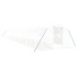 vidaXL Invernadero con estructura de acero blanco 54 m² 18x3x2 m vidaXL Invernadero con estructura de acero blanco 54 m² 18x3x2 m