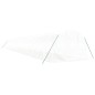 vidaXL Invernadero con estructura de acero blanco 54 m² 18x3x2 m vidaXL Invernadero con estructura de acero blanco 54 m² 18x3x2 m