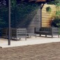 vidaXL Muebles de jardín 7 pzas con cojines antracita madera de pino vidaXL Muebles de jardín 7 pzas con cojines antracita madera de pino