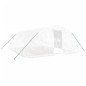 vidaXL Invernadero con estructura de acero blanco 30 m² 6x5x2,3 m vidaXL Invernadero con estructura de acero blanco 30 m² 6x5x2,3 m