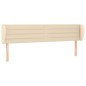vidaXL Cabecero de tela color crema 163x23x78/88 cm vidaXL Cabecero de tela color crema 163x23x78/88 cm