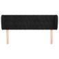 vidaXL Cabecero de terciopelo negro 147x23x78/88 cm vidaXL Cabecero de terciopelo negro 147x23x78/88 cm