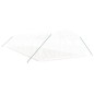 vidaXL Invernadero con estructura de acero blanco 48 m² 12x4x2 m vidaXL Invernadero con estructura de acero blanco 48 m² 12x4x2 m