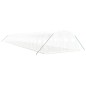 vidaXL Invernadero con estructura de acero blanco 88 m² 22x4x2 m vidaXL Invernadero con estructura de acero blanco 88 m² 22x4x2 m