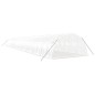 vidaXL Invernadero con estructura de acero blanco 88 m² 22x4x2 m vidaXL Invernadero con estructura de acero blanco 88 m² 22x4x2 m