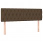 vidaXL Cama box spring con colchón tela marrón oscuro 140x190 cm vidaXL Cama box spring con colchón tela marrón oscuro 140x190 cm