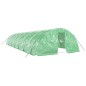 vidaXL Invernadero con estructura de acero verde 70 m² 14x5x2,3 m vidaXL Invernadero con estructura de acero verde 70 m² 14x5x2,3 m