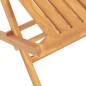 vidaXL Juego de comedor para jardín 5 piezas madera maciza de teca