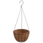 vidaXL Soportes para cestas colgantes con maceteros 4 uds acero negro vidaXL Soportes para cestas colgantes con maceteros 4 uds acero negro