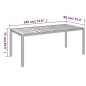 vidaXL Set comedor jardín 9 pzas y cojines ratán sintético gris