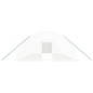 vidaXL Invernadero con estructura de acero blanco 60 m² 10x6x2,85 m vidaXL Invernadero con estructura de acero blanco 60 m² 10x6x2,85 m