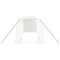 vidaXL Invernadero con estructura de acero blanco 12 m² 6x2x2 m vidaXL Invernadero con estructura de acero blanco 12 m² 6x2x2 m