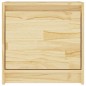 vidaXL Mesita de noche madera maciza de pino 40x30,5x40 cm