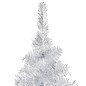 vidaXL Árbol de Navidad preiluminado con luces y bolas plateado 120 cm vidaXL Árbol de Navidad preiluminado con luces y bolas plateado 120 cm