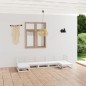 vidaXL Juego de muebles de jardín 7 piezas madera maciza de pino vidaXL Juego de muebles de jardín 7 piezas madera maciza de pino