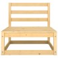 vidaXL Juego de muebles de jardín 10 piezas madera maciza de pino vidaXL Juego de muebles de jardín 10 piezas madera maciza de pino