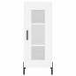 vidaXL Aparador alto madera contrachapada blanco 34,5x34x180 cm vidaXL Aparador alto madera contrachapada blanco 34,5x34x180 cm
