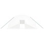 vidaXL Invernadero con estructura de acero blanco 132 m² 22x6x2,85 m vidaXL Invernadero con estructura de acero blanco 132 m² 22x6x2,85 m