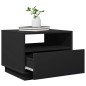 vidaXL Mesa de centro con luces LED negro 50x49x40 cm vidaXL Mesa de centro con luces LED negro 50x49x40 cm
