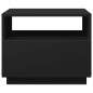 vidaXL Mesa de centro con luces LED negro 50x49x40 cm vidaXL Mesa de centro con luces LED negro 50x49x40 cm