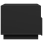 vidaXL Mesa de centro con luces LED negro 50x49x40 cm vidaXL Mesa de centro con luces LED negro 50x49x40 cm