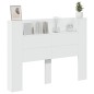 vidaXL Cabecero de cama con luz LED blanco 140x16,5x103,5 cm vidaXL Cabecero de cama con luz LED blanco 140x16,5x103,5 cm