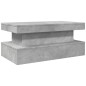 vidaXL Mesa de centro con luces LED gris hormigón 90x50x40 cm vidaXL Mesa de centro con luces LED gris hormigón 90x50x40 cm