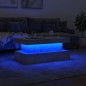 vidaXL Mesa de centro con luces LED gris hormigón 90x50x40 cm vidaXL Mesa de centro con luces LED gris hormigón 90x50x40 cm