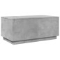vidaXL Mesa de centro con luces LED gris hormigón 90x50x40 cm vidaXL Mesa de centro con luces LED gris hormigón 90x50x40 cm