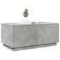 vidaXL Mesa de centro con luces LED gris hormigón 90x50x40 cm vidaXL Mesa de centro con luces LED gris hormigón 90x50x40 cm