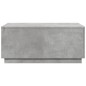vidaXL Mesa de centro con luces LED gris hormigón 90x50x40 cm vidaXL Mesa de centro con luces LED gris hormigón 90x50x40 cm